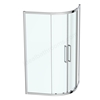 Ideal Standard i.life 1200mm x 900mm offset Quadrant Enclosure w/ IdealClean Clear Glass - Bright Silver Finish