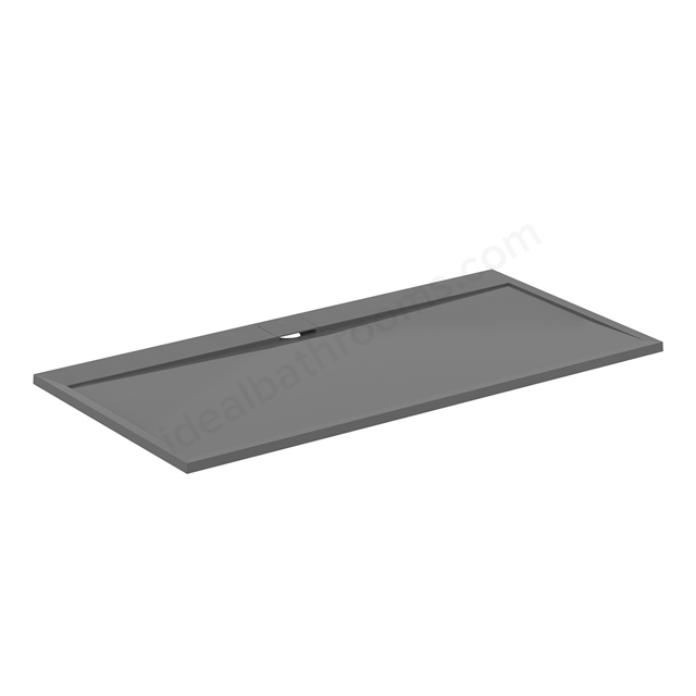 Ideal Standard i.life Ultra Flat 2000mm x 1000mm Shower Tray - Concrete Grey