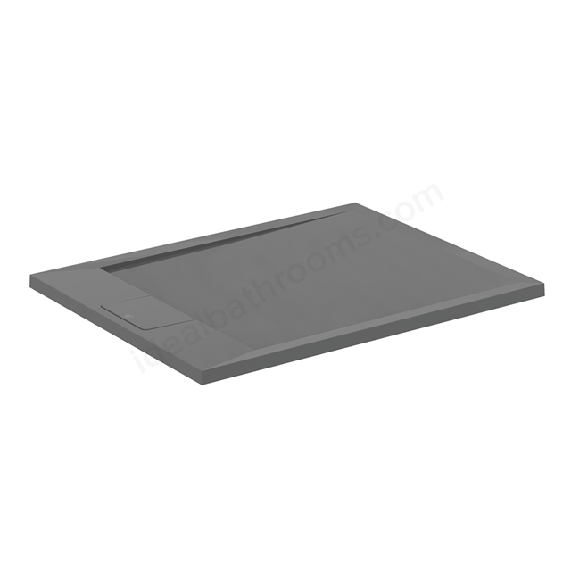 Ideal Standard i.life Ultra Flat 900mm x 700mm Shower Tray - Concrete Grey