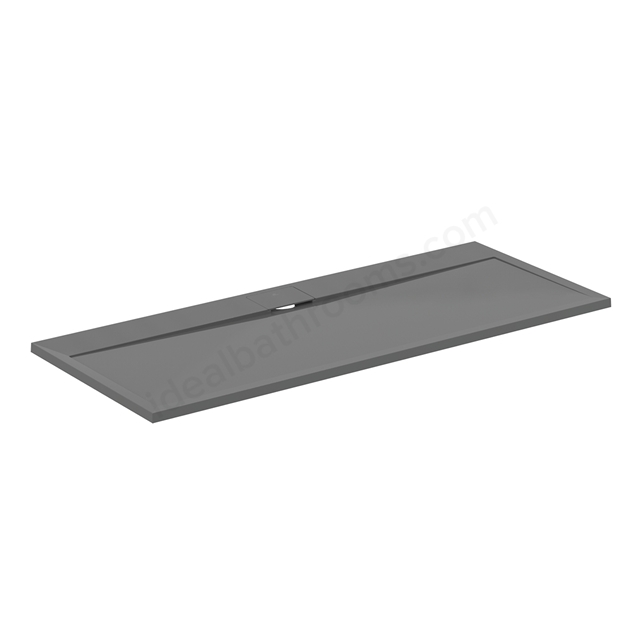 Ideal Standard i.life Ultra Flat 1700mm x 700mm Shower Tray - Concrete Grey