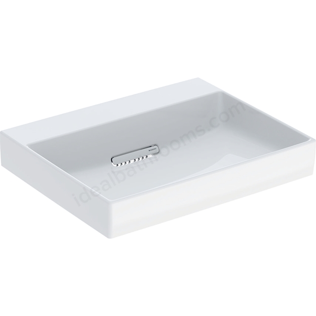 Geberit One Innovative Waste 600mm  0 Tap Hole Countertop Basin - White