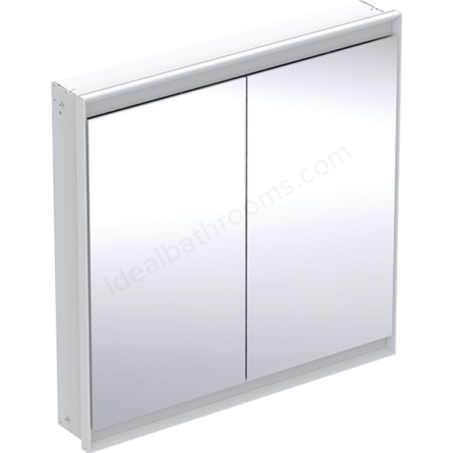 Geberit One 2 Door 1050mm Comfort Light Mirror Cabinet - White