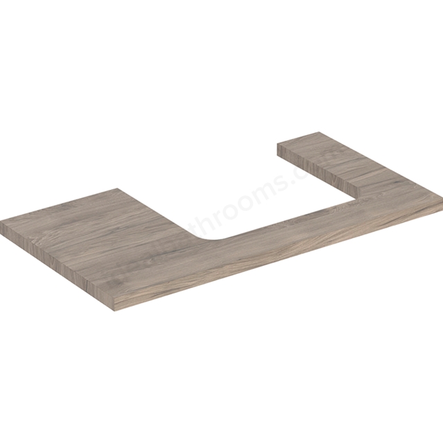 Geberit One Right Cut-out 900mm Washtop - Hickory