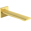 Atelier Conca 160mm wall spout; brushed gold