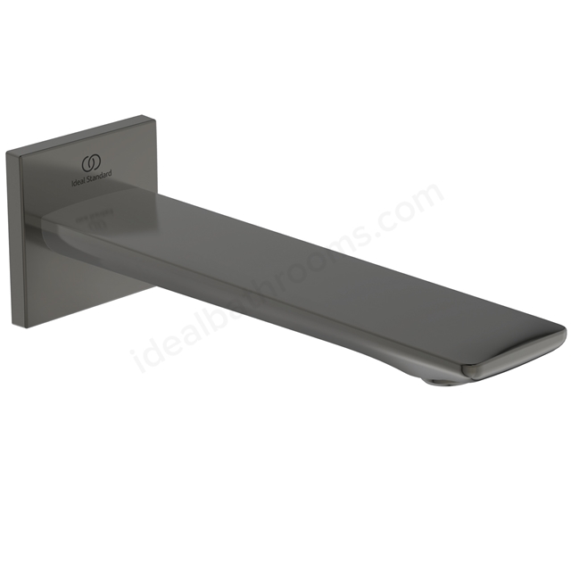 Atelier Conca 160mm wall spout; magnetic grey