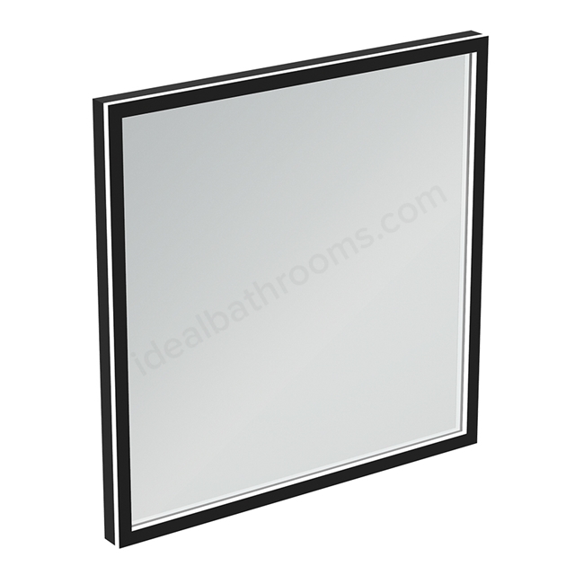 Atelier Conca 600mm Square Mirror - Black
