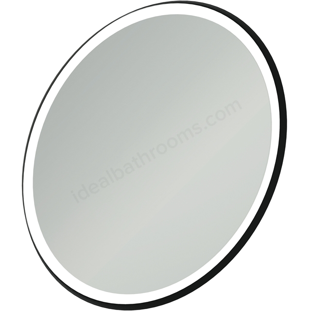 Atelier Conca 900mm Round Metal Frame Mirror - Black