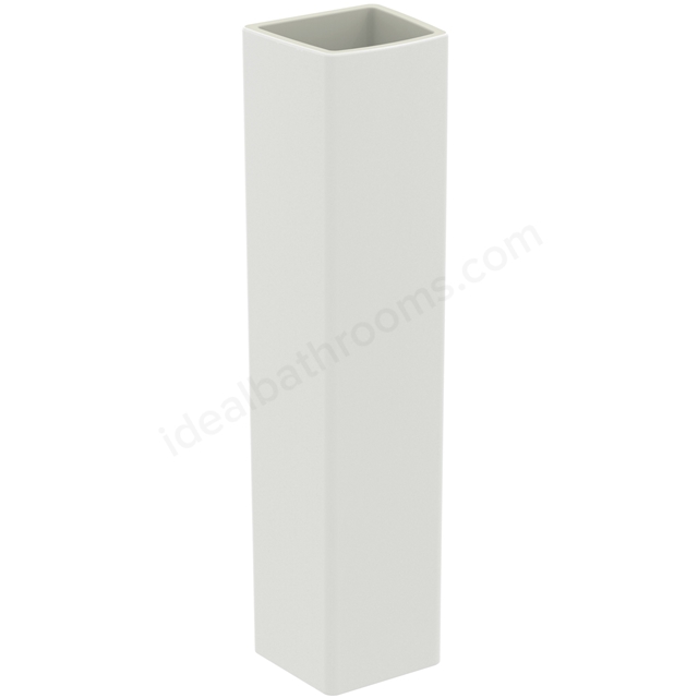 Atelier Conca freestanding pedestal; square; white silk