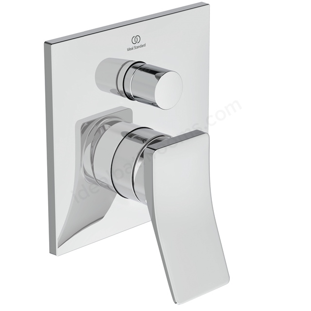 Atelier Conca single lever built-in shower mixer with diverter; chrome 