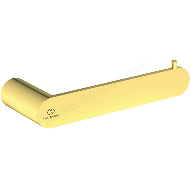 Atelier Toilet roll holder; round; brushed gold
