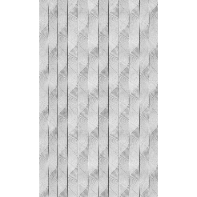 Kinewall Grey Geometric Wave 1000mm x 2500mm Panel