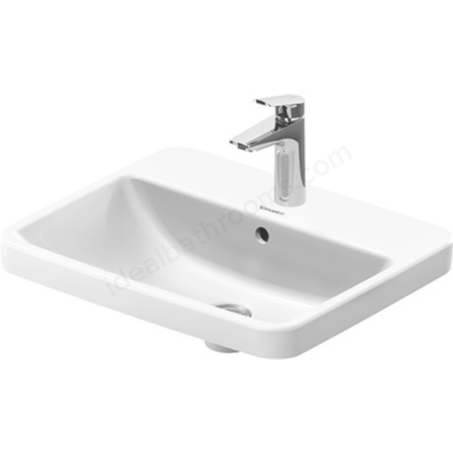 Duravit No.1 Vanity washbasin White High Gloss 550 mm