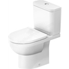 Duravit No.1 Close coupled toilet pan; white; horizontal outlet; floorstanding