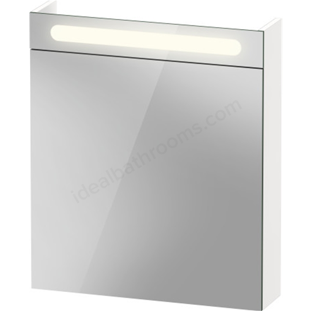 Duravit No.1 Mirror cabinet  Mirrored, White Matt 600x148x700 mm, Left