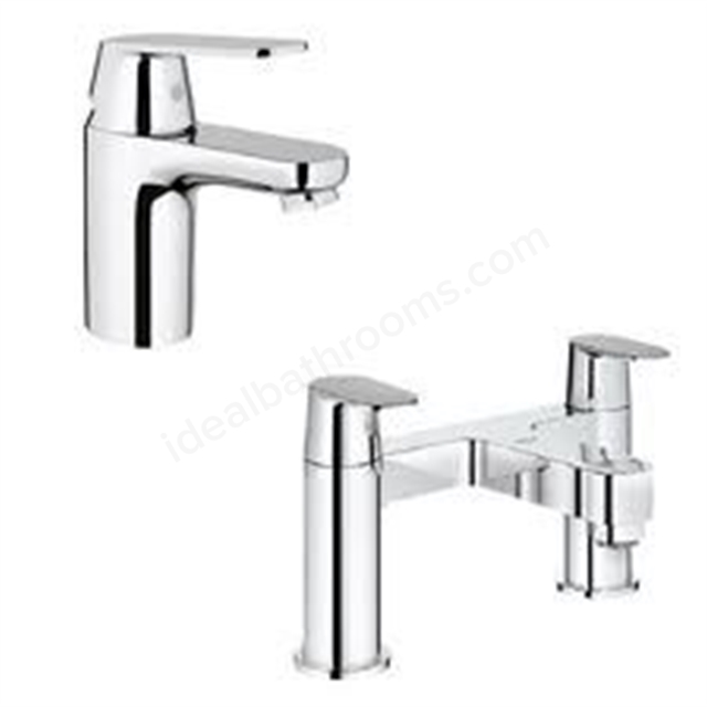 Grohe Eurosmart Cosmos Basin/Bath Filler Smooth - Chrome