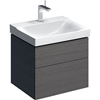 Geberit Xeno2 600mm Washbasin Unit 2 Drw Scu Grey