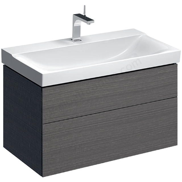 Geberit Xeno2 900mm Washbasin Unit 2 Drw Scu Grey