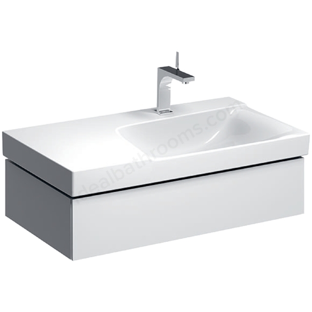 Geberit Xeno2 900mm Basin Unit 1 Drw RH White