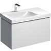 Geberit Xeno2 900mm Basin Unit 2 Drw LH White