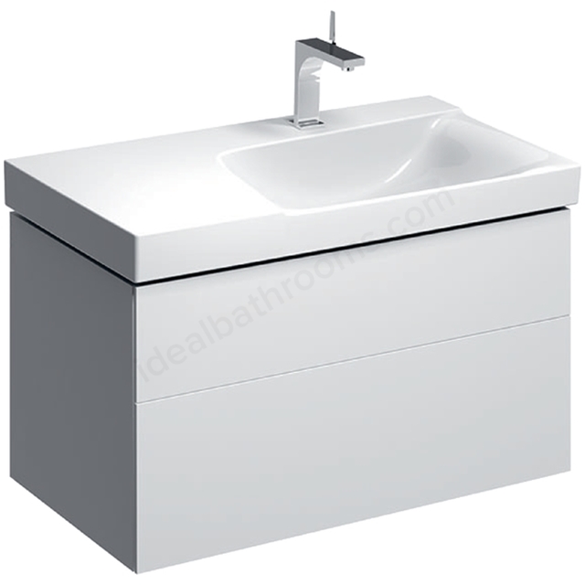 Geberit Xeno2 900mm Basin Unit 2 Drw RH White