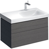 Geberit Xeno2 900mm Basin Unit 2 Drw RH Scul Grey