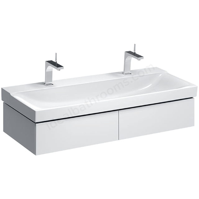 Geberit Xeno2 1200mm Washbasin Unit 2 Drw White