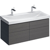 Geberit Xeno2 1200mm Washbasin Unit 4 Drw Scu Gry