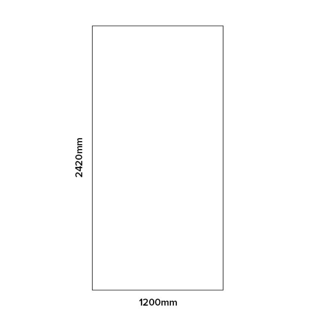 Nuance by Bushboard 2420 X 1200mm Nuance Tongue & Groove Wall Panel; Arctic Gloss