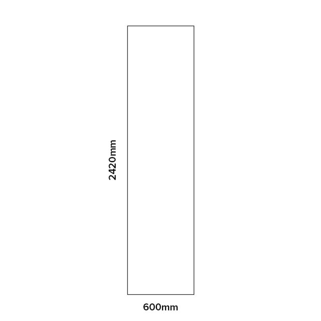 Nuance by Bushboard 2420 X 600mm Nuance Tongue & Groove Wall Panel;  Arctic Gloss