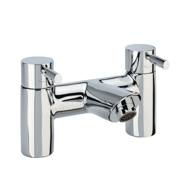 Tavistock Kinetic 2 Tap Hole Deck Mounted Bath Filler - Chrome