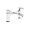 Tavistock Revive 2 Tap Hole Deck Mounted Bath Filler - Chrome