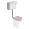 Ideal Standard Waverley Low Level Cistern Pack Including Chrome Flush Pipe