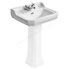 Ideal Standard Waverley 560mm Pedestal Basin; 1 Tap Hole - White