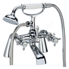 Tavistock Varsity 2 Tap Hole Deck Mounted Bath Shower Mixer - Chrome