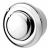 Twyford Air button; Single Flush; Small button - Chrome Plated