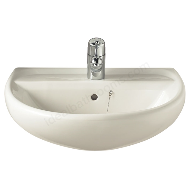 Twyford Sola 600mm Countertop Basin 1 Tap Hole