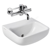 Ideal Standard Contour 21+ 400mm Wall Hung Basin; 0 Tap Holes - White