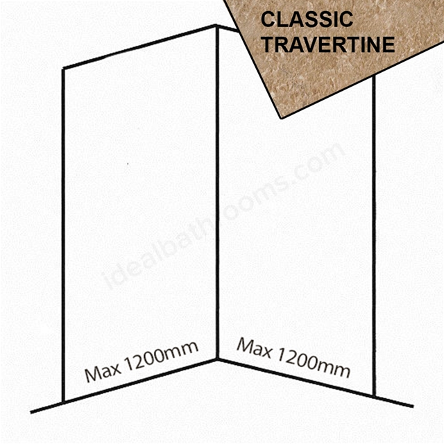 Nuance  Corner Pack A2 Classic Travertine