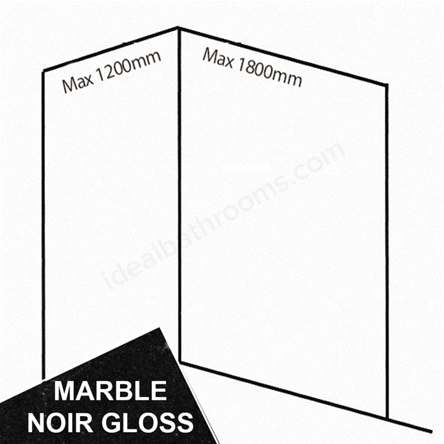 Nuance  Corner Pack B1 Marble Noir Gloss