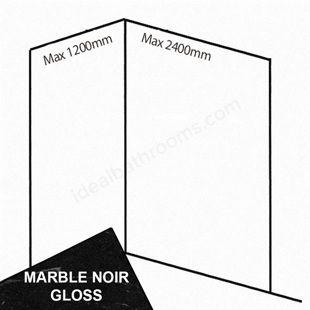 Nuance  Corner Pack C1 Marble Noir Gloss