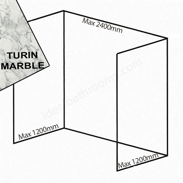 Nuance  Recess Pack F2 Turin Marble