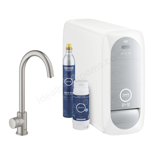 Grohe Blue Home Mono Kitchen Tap Starter Kit