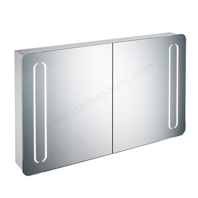 Ideal Standard 120cm Mirror cabinet with bottom ambient and front light