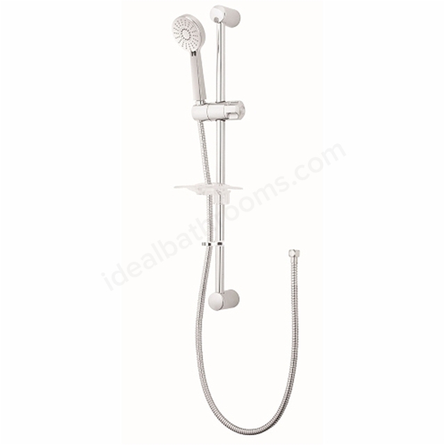 Twyford sola shower rail hose & head - multi function