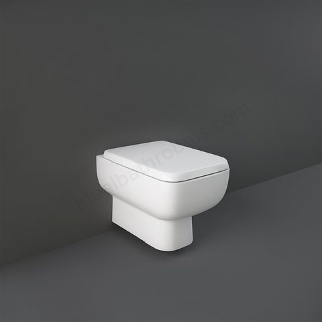 RAK Ceramics Series 600 Rimless Wall Hung Pan - White