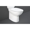 RAK Ceramics Morning Fully Back To Wall Close Coupled Rimless WC Pan - White