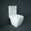 RAK Ceramics Metropolitan Close Coupled Full Access Open Back WC Pan - White