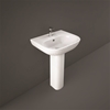 RAK Ceramics Tonique 550mm Pedestal Basin 1 Tap Hole