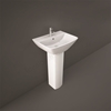 RAK Ceramics Summit 500 x 385mm Pedestal Basin 1 Tap Hole