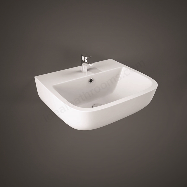 RAK Ceramics Series 600 400mm Wall Hung Basin 2 Tap Holes